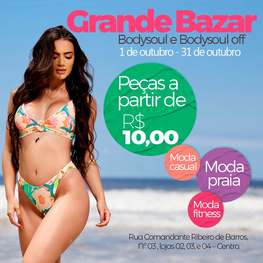 Bazar BodySoul · Arte para um evento especial